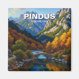 Pindus National Park Griechenland Travel Magnet