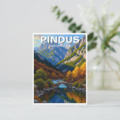 Pindus National Park Griechenland Travel Postkarte (Stehend Vorderseite)