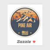 Pine Air, Florida Aufkleber (Blatt)