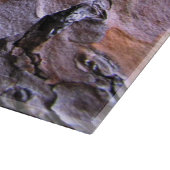 Pine Bark Glass Trivet Schneidebrett (Ecke)