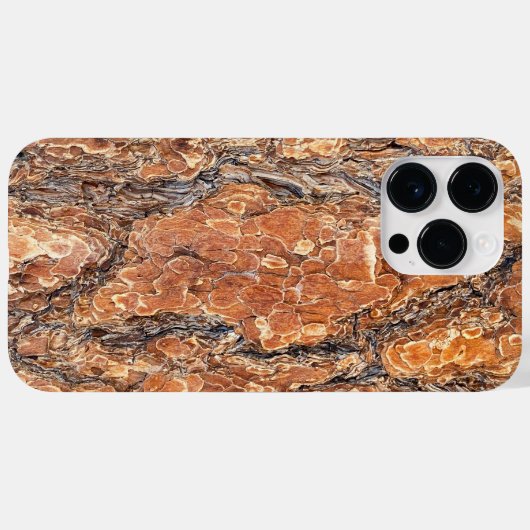 Pine Bark Texture Case-Mate iPhone Hülle (Rückseite (Horizontal))