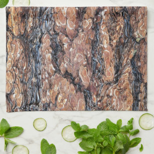 Pine Bark Texture Geschirrtuch