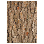 Pine Bark Texture Klemmbrett (Rückseite)