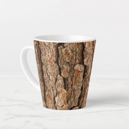 Pine Bark Texture Milchtasse (Linke Ecke)