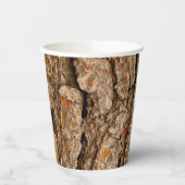 Pine Bark Texture Pappbecher (Links)
