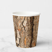 Pine Bark Texture Pappbecher (Rechts)