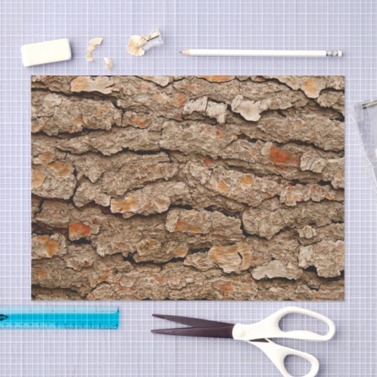 Pine Bark Texture Seidenpapier (Handwerk)