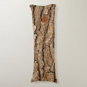 Pine Bark Texture Seitenschläferkissen (Vorderseite Vertikal)