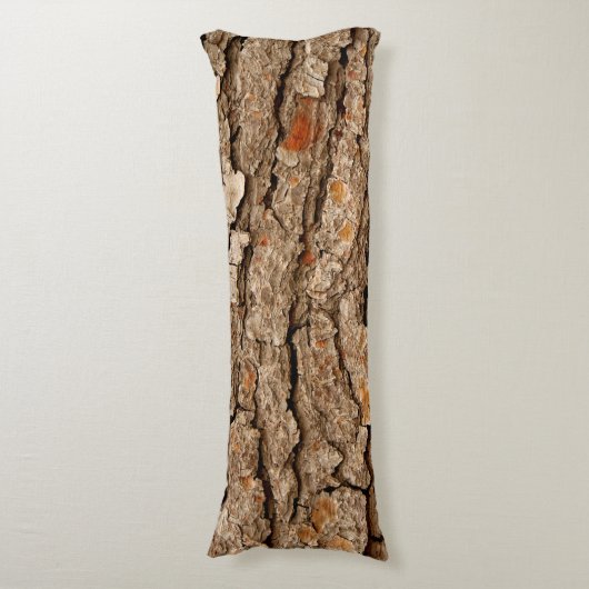 Pine Bark Texture Seitenschläferkissen (Vorderseite Vertikal)