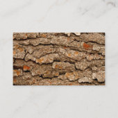 Pine Bark Texture Visitenkarte (Vorderseite)