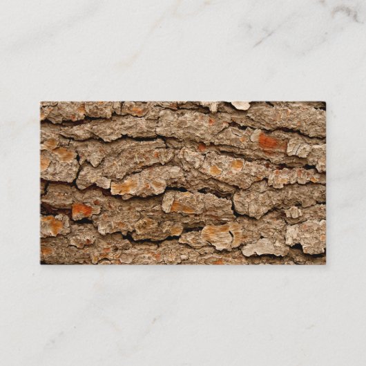 Pine Bark Texture Visitenkarte (Vorderseite)