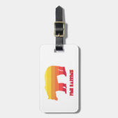 Pine Barrens Bear Gepäckanhänger (Vorderseite vertikal)