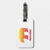 Pine Barrens Bear Gepäckanhänger (Rückseite vertikal)