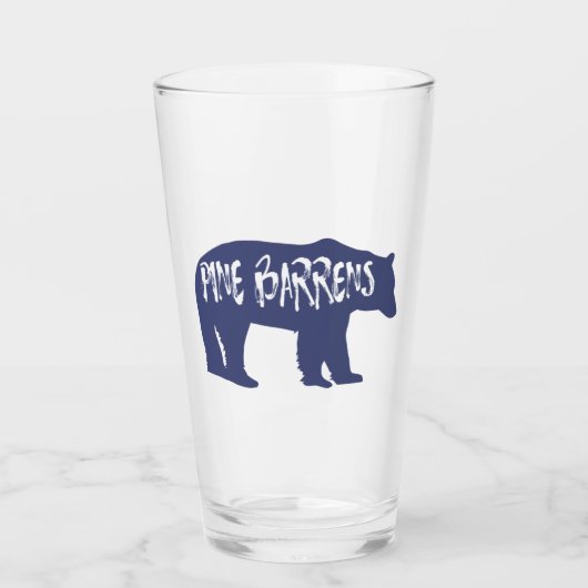 Pine Barrens Bear Glas (Vorderseite)