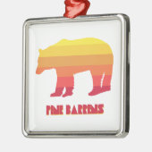 Pine Barrens Bear Ornament Aus Metall (Links)