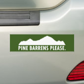 Pine Barrens Bitte Autoaufkleber (Auf Auto)