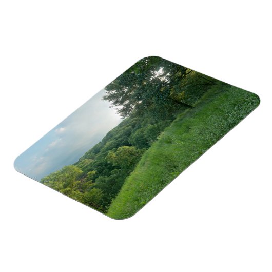 Pine Bend Bluff mit Blick auf die Wälder des Tals Magnet (Linke Seite)