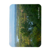 Pine Bend Bluffs mit Blick auf den Fluss Mississip Magnet (Vertikal)