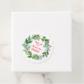 Pine Berry Weihnachtsgrün MIT LIEBE Rund Geschenkanhänger (Beispiel)
