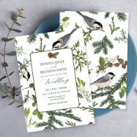 Pine-Blätter-Vogelhochzeit
