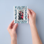 Pine Blue Frame Foto Template Glitzer Budget Flyer (Gruppe)