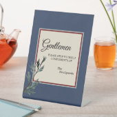 Pine Blue Winter Wedlemen Bad Sockelschild (In Situ)