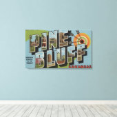 Pine Bluff, Arkansas (Archery Hauptstadt) Leinwanddruck (Insitu (Holzboden))