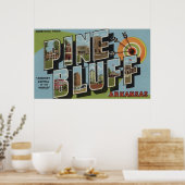 Pine Bluff, Arkansas (Archery Hauptstadt) Poster (Küche)