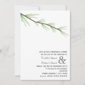 Pine Bough Probe Dinner Einladung (Vorderseite)