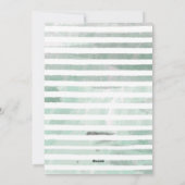 Pine Boughs Foto Feiertagskarte (Rückseite)