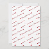 Pine Bow mit Holly Foto Weihnachten (Rückseite)