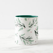 Pine Branch Pattern Tasse (Mittel)