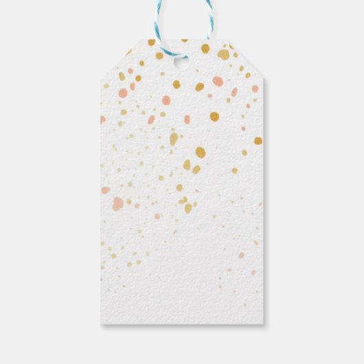 Pine Burlap und Cinnamon Sticks Weihnachten Geschenkanhänger (Rückseite)