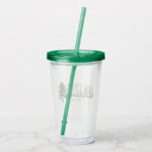 Pine Cabin Mountain - Miete Acryltrinkbecher (Rückseite)