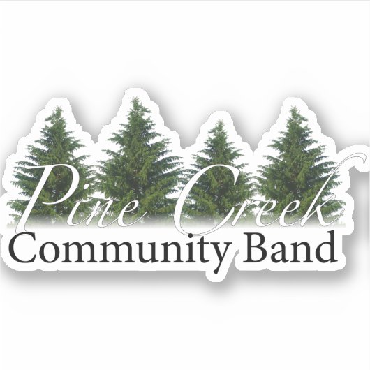 Pine Ceek Band Stickers Aufkleber (Vorderseite)