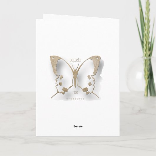 Pine Christmas Card Karte (Rückseite)