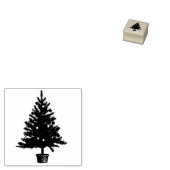 Pine Christmas Tree Holiday Gummistempel (Stempel)