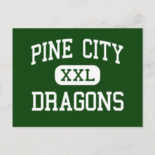 Pine City - Dragons - Hoch - Pine City Minnesota Postkarte (Vorderseite)