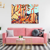 Pine Cleft Rocks von Tom Thomson Leinwanddruck (Insitu (Wohnzimmer))