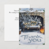 Pine Colorful Boho Happy Holidays Dankeskarte (Vorne/Hinten)