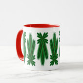 Pine Comet 11oz. Tasse - Rot (Vorderseite Links)