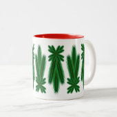 Pine Comet 11oz. Tasse - Rot (VorderseiteRechts)