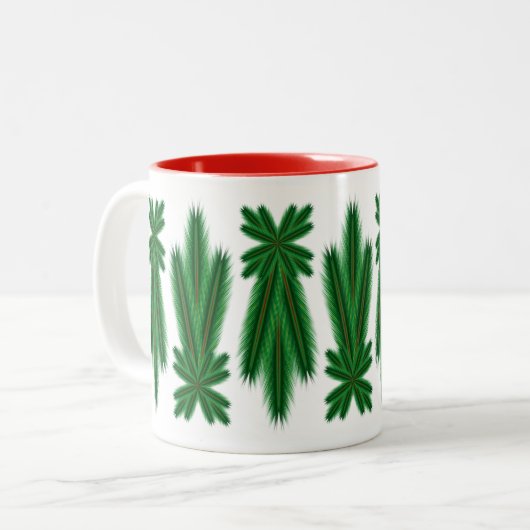 Pine Comet 11oz. Tasse - Rot (Vorderseite Links)