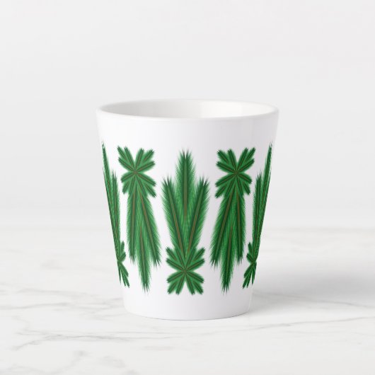 Pine Comet 12oz. Latte Tasse (Vorderseite)