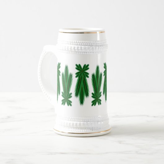 Pine Comet Stein Bierglas (Vorderseite Links)