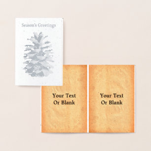 Pine Cone - Die Grüße der Saison Folienkarte