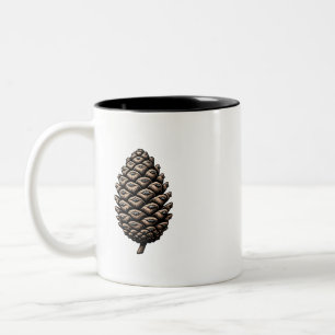 Pine Cone Essence - Zwei-Tone-Tasse 11 oz Zweifarbige Tasse