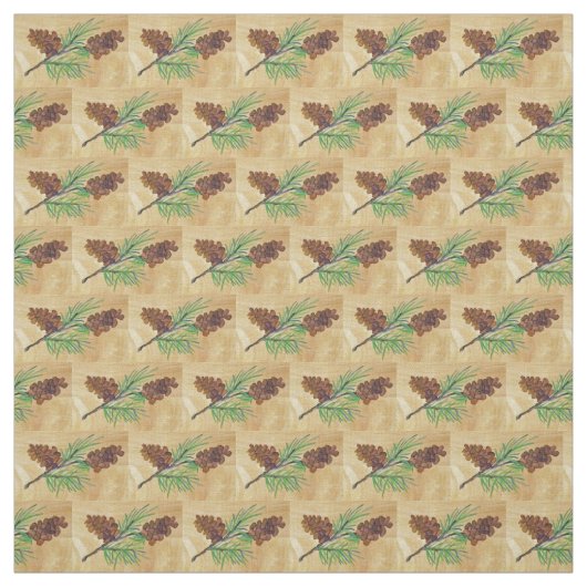 Pine Cone Fabric Stoff (Muster)