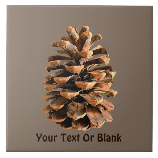 Pine Cone Fliese (Vorderseite)
