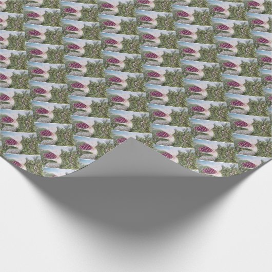 Pine Cone Geschenkpapier (Ecke)